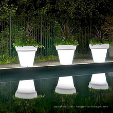 good price Indoor/Outdoor flower solar powered led light decorative solar flower pot